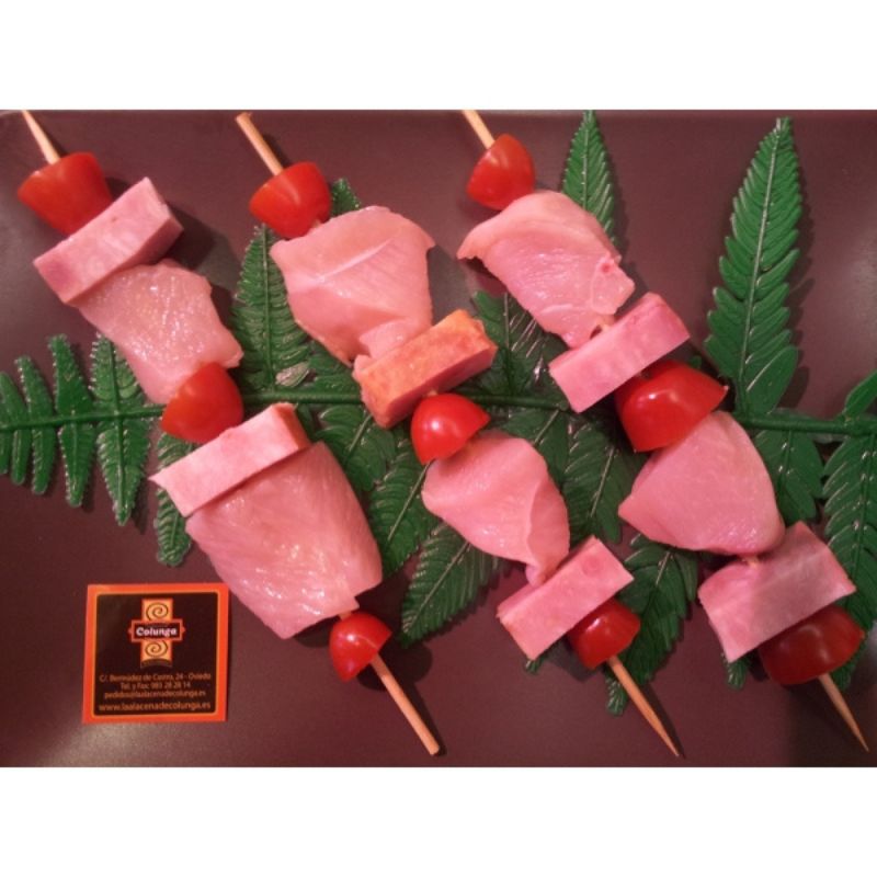 Brocheta de pollo